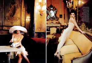 1996 Ellen von Unwerth Kylie Bax 10-seitiges MAGAZIN EDITORIAL Venezianische Klasse - Bild 1 von 5