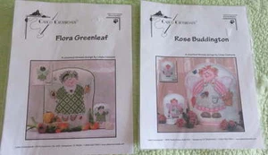 LOT Calico Crossroads GARDEN ANGEL Cross Stitch Chart Fairy Rose Flora Pattern - Picture 1 of 1