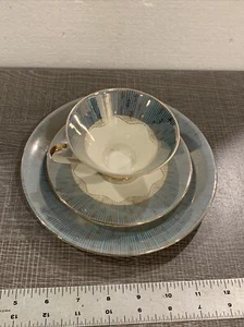 Vintage J.Kronester Bavaria Cup, Plate, And Bread Plate, 3 Piece Tea Set #4114 - Picture 1 of 13