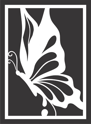 Butterfly Wildlife Vinyl Decal Sticker Car SUV Truck Window Wall Tablet Laptop - Image 1 of 4