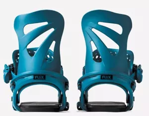Flux TW Bindings Men's Size Medium 2024/2025 New Open Box Flat Rocker M Blue - Picture 1 of 5