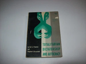TOTALITARIAN DICTATORSHIP AND AUTOCRACY, by Carl J. Friedrich & Zbigniew - Picture 1 of 12