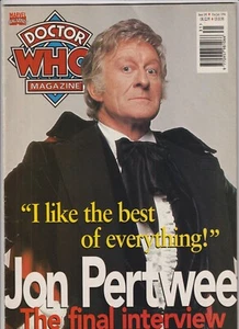 Marvel Doctor Who Mag Jon Pertwee Final Interview July 31, 1996 032020nonr - Picture 1 of 1