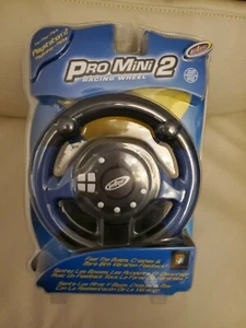 Intec Playstation 2 Pro Mini 2 Racing Steering Wheel For PS2 PS1 New Sealed - Picture 1 of 5