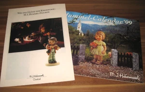 Hummel Figuras Póster Calendario 1999 + Hummel Club Figuras Publicidad Hoja - Imagen 1 de 14