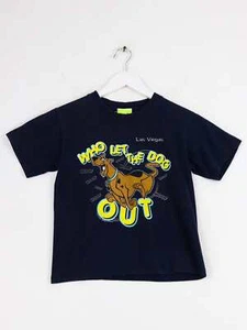 Vtg Scooby Doo Who Let The Dog Out T Shirt Youth Small Fits XS - Picture 1 of 4