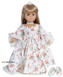 Vestido y zapatos de muñeca rococó María Antonieta se adaptan a muñecas chicas americanas de 18 - Imagen 1 de 1