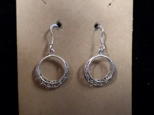 Sterling Silver Hoop Earrings - Bild 1 von 3