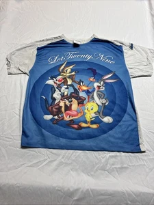 Paket 29 Looney Tunes T-Shirt blau-weiß That’s All Folks Größe XXL Acme Racin - Bild 1 von 12