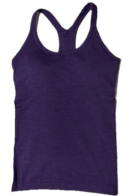全新带标签💜LULULEMON💜SIZE 6💜EBB TO STREET TANK💜SHELF BRA💜COLLEGIATE PURPLE💜BASIC — 第 1/4 张图片