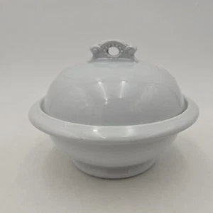 Plato de mantequilla con tapa Charles Meakin Royal IRONSTONE con inserto original | BONITO - Imagen 1 de 24