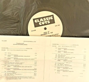 11/23/92 CLASSIC CUTS, COMPLETE SETS/INTERVIEWS: PETER FRAMPTON, FOGHAT, CREAM - Picture 1 of 1