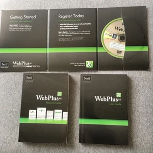 Serif WebPlus X6 PC Software Disc +: Resource & User Guides/Books & Product Key - Picture 1 of 2