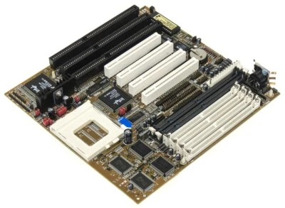 Pc Partners 35-8320-03 Socket 7 2x Sdram 4x Simm 3x Isa 4x Pci Mainboard - Image 1 of 2