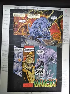 New Gods #2 Comic Book Art DC Comics Production Art Patricia Mulvihill 1995 WOW - Bild 1 von 3