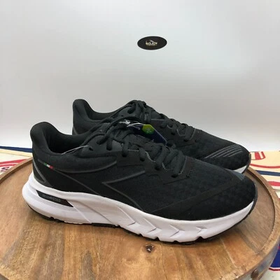 Diadora Women Mythos Blushield Volo Hip 3 Running Shoes Black White Size 8.5 NEW - Image 1 of 4