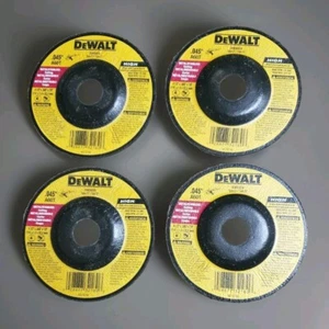 4 DeWalt High-Performance Metal Grinding Cutting Wheels DW8424  4 1/2"x.045x7/8" - Picture 1 of 7