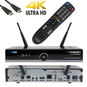 Octagon SF8008 Supreme 4k UHD E2 Combo Receiver UHD E2 DVB-S2X & DVB-C/T2 Linux - Bild 1 von 15
