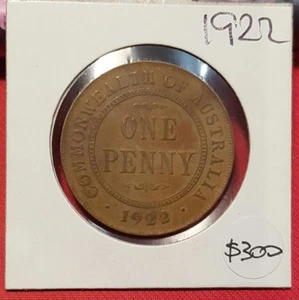 1922 Australian Penny coin - Picture 1 of 2