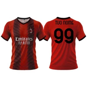 Maglia Milan Personalizzata Home 2023 2024 Rossonera ufficiale adulto ragazzo - Picture 1 of 3