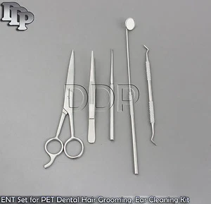 ENT Set for PET Dental Hair Grooming, Ear Cleaning Kit, for Cat, Dog DN-2070 - Picture 1 of 3