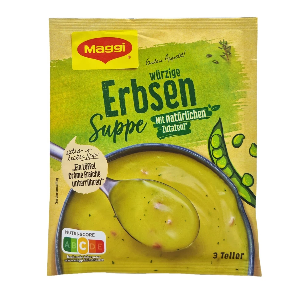 6x Confezioni Maggi Erbsen Zuppa di Pea Zuppa 🍲 SPEDIZIONE TRACCIATA ✈ - Immagine 1 di 1
