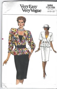 Vogue Sewing Pattern 9484, Vintage Top, Camisole and Skirt, Size 8-10-12, Uncut - Picture 1 of 2
