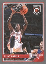 2015-16 Panini Complete Silver Houston Rockets Basketball Card #9 Clint Capela