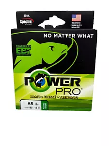 Power Pro Spectra Fiber Braided Fishing Line Moss Green 150YD/65LB - Picture 1 of 4