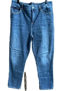 Pantalones de mezclilla para mujer Chico's SO ADELGAZANTES novia al tobillo Rainier índigo talla 2R NUEVOS - Imagen 1 de 3
