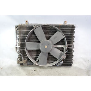1988-1995 BMW E34 5-Series E32 AC Condenser w Auxiliary Electric Pusher Fan OEM