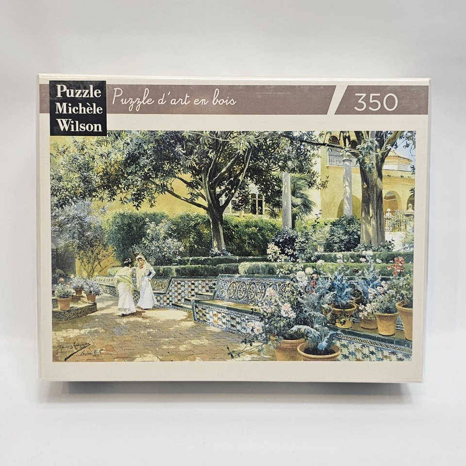 PUZZLE MICHELE WILSON Handmade Wooden Les Jordins de L'Alcazar Rodriguez 350 Pcs - Image 1 of 4