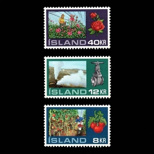 Iceland, Scott 443-445, Hothouse Gardening, 1972, MNH, 107289 - Picture 1 of 2