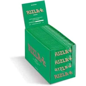 Papeles de liar estándar regulares originales Rizla verde 50 folletos - Imagen 1 de 1