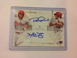 Rhys Hoskins Harrison Bader Auto RC SSP Rare DYNAMIC DUALS 2018 TOPPS on demand - Picture 1 of 1