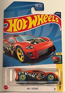 Hot Wheels - 2022 HW Art Cars 6/10 MS-T Suzuka 170/250 (BBHCX51) arancione - Foto 1 di 8