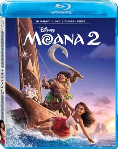Moana 2 NEW BLURAY/DVD/DGT Auliʻi Cravalho Dwayne Johnson ! - Picture 1 of 2