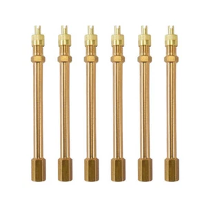 6 Pieces Tire Valve Extension Stem Extender Rod For Car Truck Van RV SUV 100mm - Picture 1 of 12