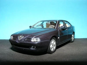 Alfa Romeo 166 in Met Grey/Blue for age 3 and up Solido 1:43 SCALE in fancy box - Picture 1 of 8