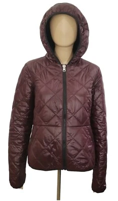 Abercrombie Fitch Primaloft Packable Puffer Jacket Womens Size Large Burgundy - Image 1 of 4