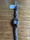 Ladies LE CHAT Tonneau Shaped SS Watch with Brown Patterned Straps W1100/35
