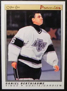 1990-91 90/91 O-Pee-Chee Premier #5 Daniel Berthiaume Los Angeles Kings - Bild 1 von 2