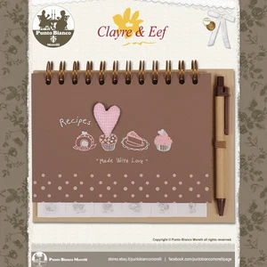 CLAYRE & EEF | 6PA0031 | Ricettario - Recipe book | Shabby chic - Imagen 1 de 1