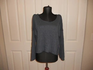 NUEVO CON ETIQUETAS JERSEY DE ENCAJE VICTORIANO FREE PEOPLE HEATHER ÍNDIGO HEATHER / NEGRO TALLA XS Y LG - Imagen 1 de 26