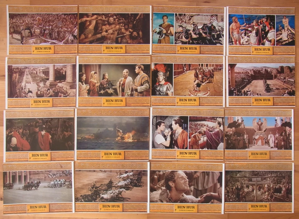 Ben Hur - Charlton Heston - 16 Aushangfotos - Bild 1 von 1