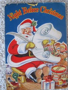 NIGHT BEFORE CHRISTMAS ~ 1949 Soft Cover 8.5 x 12" - Bild 1 von 5