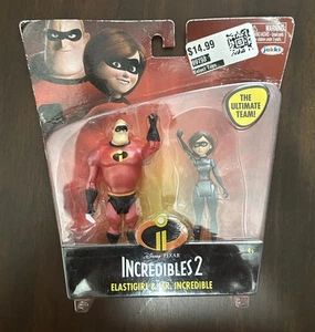 Jakks Pacific Disney Pixar Incredibles 2 Elastigirl & Mr. Unglaublich beschädigte Box - Bild 1 von 2