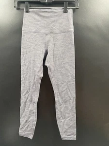 "Pantalón Lululemon Align 23"" para mujer talla 4 gris jaspeado leggings yoga tiro alto" - Imagen 1 de 4