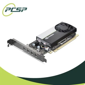 HP NVIDIA Quadro T1000 4GB GDDR6 PCIe Graphics Card x4 Mini Display N02796-001 - Picture 1 of 4