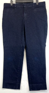 Jeans Banana Republic - Donna TAGLIA 12 - Blu - Sloan Crop - Dritto (4482) - Foto 1 di 18